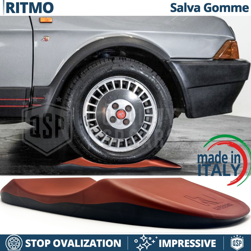 PROTECTORES DE NEUMÁTICOS Anti Deformación, Rojos para Fiat Ritmo | Originales Kuberth HECHO EN ITALIA