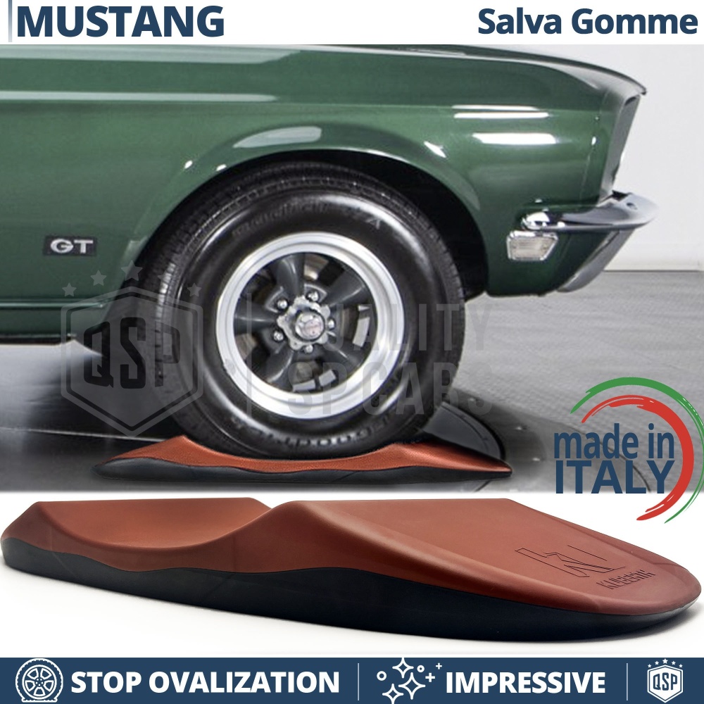 PROTECTORES DE NEUMÁTICOS Anti Deformación, Rojos para Ford Mustang 1, 2 | Originales Kuberth HECHO EN ITALIA