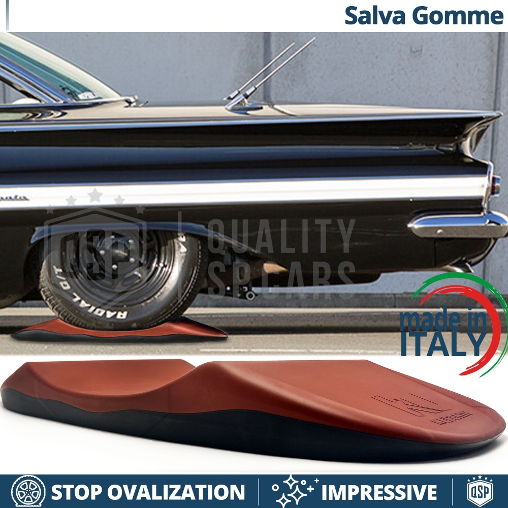 Cuscini SALVA GOMME Anti-ovalizzanti Rossi, per Ford Usa Vintage | Originali Kuberth MADE IN ITALY