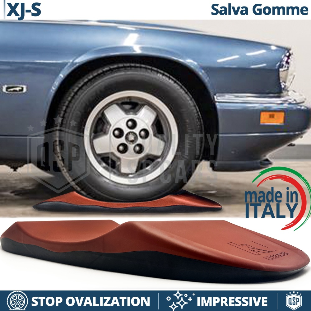 PROTECTORES DE NEUMÁTICOS Anti Deformación, Rojos para Jaguar XJ-S | Originales Kuberth HECHO EN ITALIA