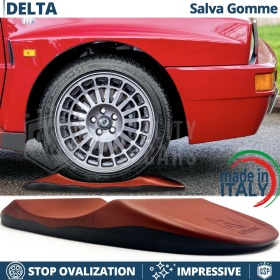 PROTECTORES DE NEUMÁTICOS Anti Deformación, Rojos para Lancia Delta HF Integrale | Originales Kuberth HECHO EN ITALIA