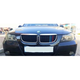 3x RIÑONES REJILLA para BMW SERIE 3 (E90 E91) 2003-2008 PRE - FACELIFT en colores M Sport