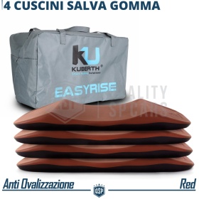 PROTECTORES DE NEUMÁTICOS Anti Deformación, Rojos para Maserati Biturbo | Originales Kuberth HECHO EN ITALIA