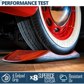 PROTECTORES DE NEUMÁTICOS Anti Deformación, Rojos para Maserati Biturbo | Originales Kuberth HECHO EN ITALIA