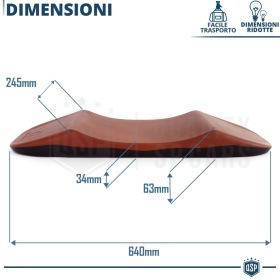 PROTECTORES DE NEUMÁTICOS Anti Deformación, Rojos para Maserati Biturbo | Originales Kuberth HECHO EN ITALIA
