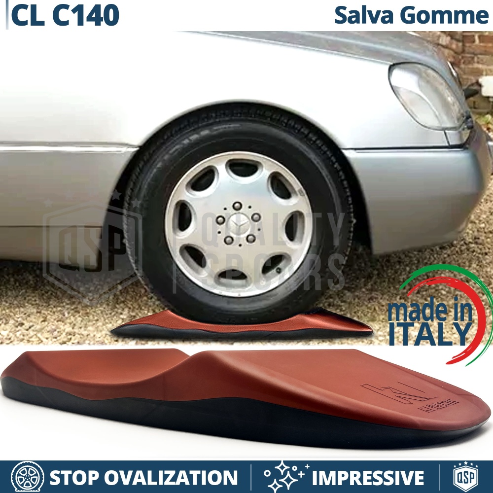 PROTECTORES DE NEUMÁTICOS Anti Deformación, Rojos para Mercedes CL C140 | Originales Kuberth HECHO EN ITALIA