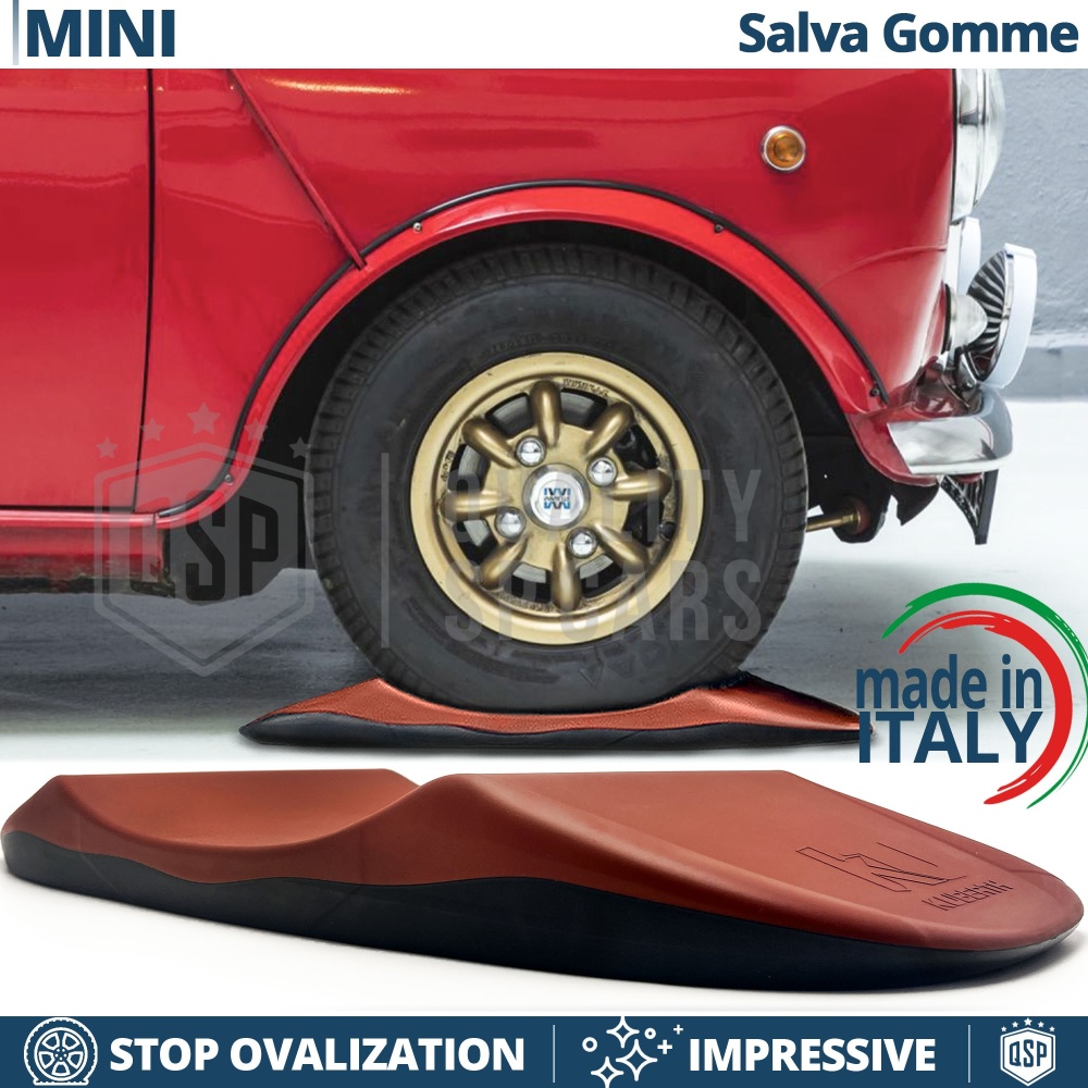 PROTECTORES DE NEUMÁTICOS Anti Deformación, Rojos para Mini Minor | Originales Kuberth HECHO EN ITALIA