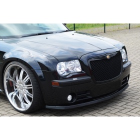 SPOILER Alerón Adhesivo PARA CHRYSLER 300M-300C LABIO parachoques LIP o Faldones Laterales en EPDM NEGRO flexible