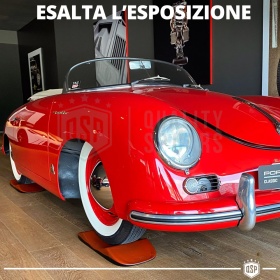 PROTECTORES DE NEUMÁTICOS Anti Deformación, Rojos para Porsche 356 | Originales Kuberth HECHO EN ITALIA