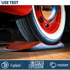 PROTECTORES DE NEUMÁTICOS Anti Deformación, Rojos para Porsche 912 | Originales Kuberth HECHO EN ITALIA