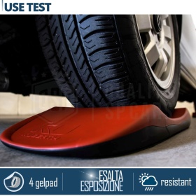 PROTECTORES DE NEUMÁTICOS Anti Deformación, Rojos para Porsche 912 | Originales Kuberth HECHO EN ITALIA