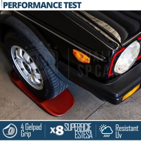 PROTECTORES DE NEUMÁTICOS Anti Deformación, Rojos para Volkswagen Golf 1, 2 | Originales Kuberth HECHO EN ITALIA