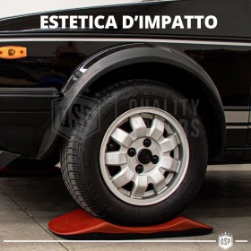 PROTECTORES DE NEUMÁTICOS Anti Deformación, Rojos para Volkswagen Golf 1, 2 | Originales Kuberth HECHO EN ITALIA