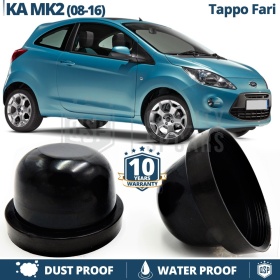 1 TAPPO MAGGIORATO FARI Anteriori per FORD KA mk2 (08-16) Coperchio ANTIPOLVERE Installazione KIT LED E XENON