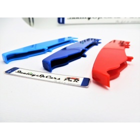 3x RIÑONES REJILLA para BMW SERIE 3 (E90 E91) 2003-2008 PRE - FACELIFT en colores M Sport