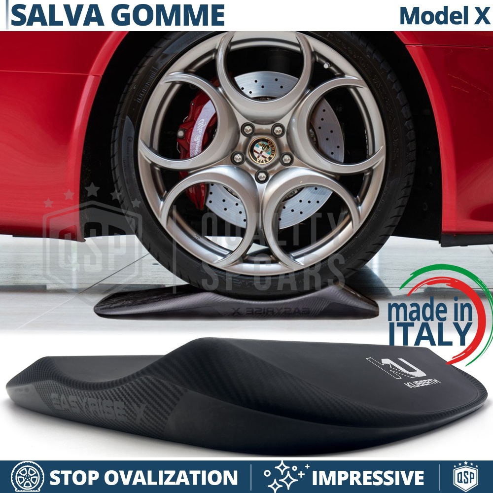 PROTECTORES DE NEUMÁTICOS Carbono para Alfa GT, Anti Deformación | Originales Kuberth HECHO EN ITALIA