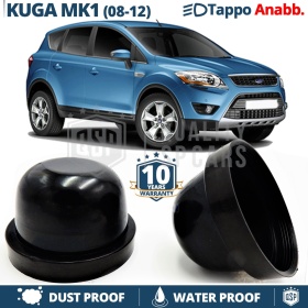 1 TAPPO MAGGIORATO FARI Anabbaglianti per FORD KUGA mk1 (08-12) Coperchio ANTIPOLVERE Installazione KIT LED E XENON