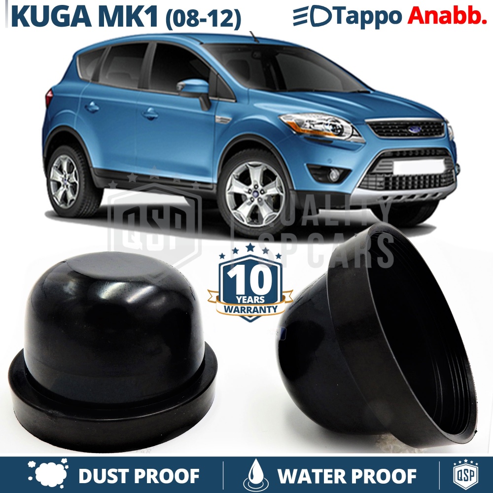 1 Deeper HEADLIGHT CLOSING CAP for FORD KUGA mk1 (08-12) Low Beam DUST WATER Cover for Kit Led Xenon installation 1 Deeper HEADLIGHT CLOSING CAP for FORD KUGA mk1 (08-12) Low Beam DUST WATER Cover for Kit Led Xenon installation