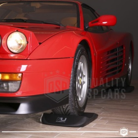 PROTECTORES DE NEUMÁTICOS Carbono para Ferrari Testarossa, Anti Deformación | Originales Kuberth HECHO EN ITALIA