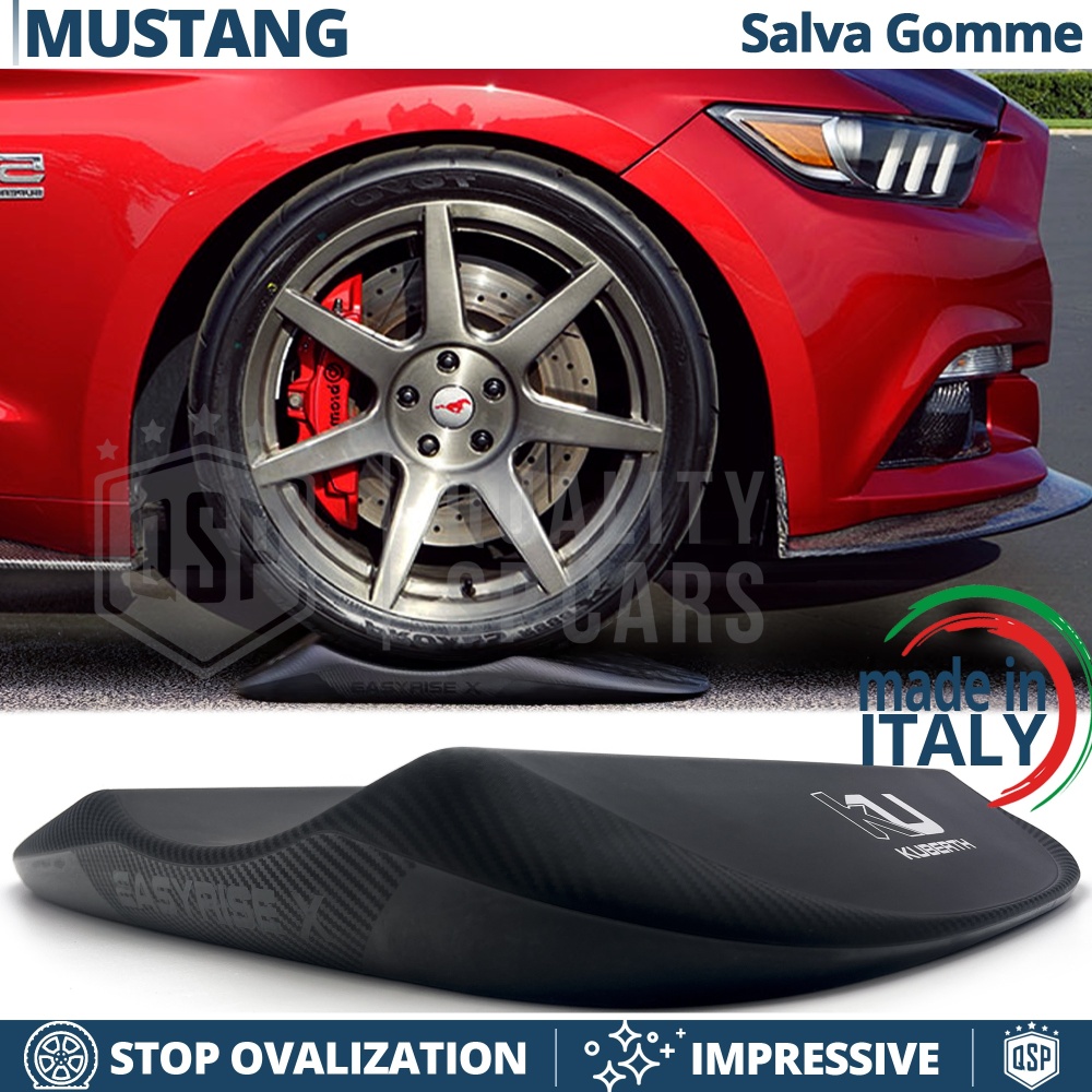 PROTECTORES DE NEUMÁTICOS Carbono para Ford Mustang, Anti Deformación | Originales Kuberth HECHO EN ITALIA