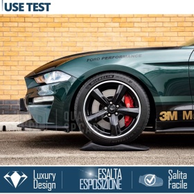 PROTECTORES DE NEUMÁTICOS Carbono para Ford Mustang, Anti Deformación | Originales Kuberth HECHO EN ITALIA