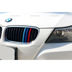 3x RIÑONES REJILLA para BMW SERIE 3 (E90 E91) DESDE 2009- FACELIFT en colores M Sport