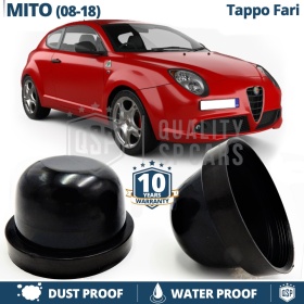 1 Deeper HEADLIGHT CLOSING CAP per ALFA ROMEO MITO (08-18) DUST WATER Cover for Kit Led Xenon installation