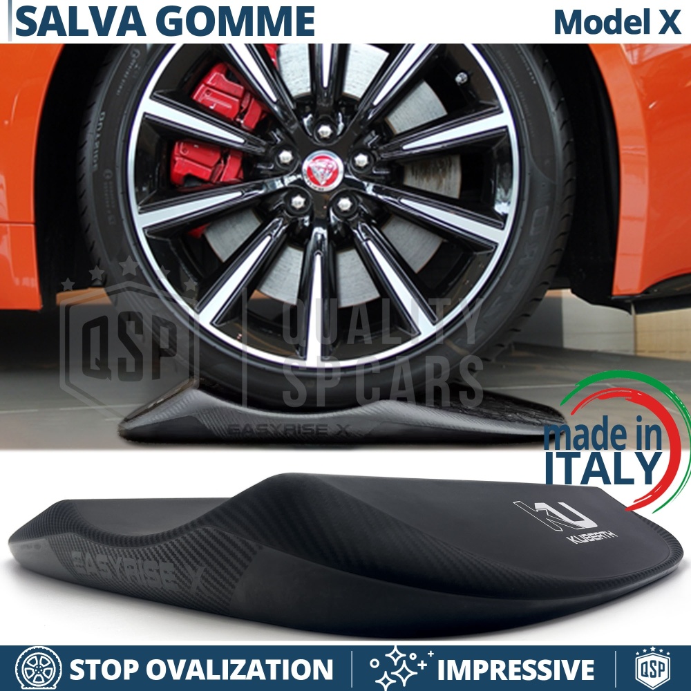 PROTECTORES DE NEUMÁTICOS Carbono para Jaguar F-Type, Anti Deformación | Originales Kuberth HECHO EN ITALIA