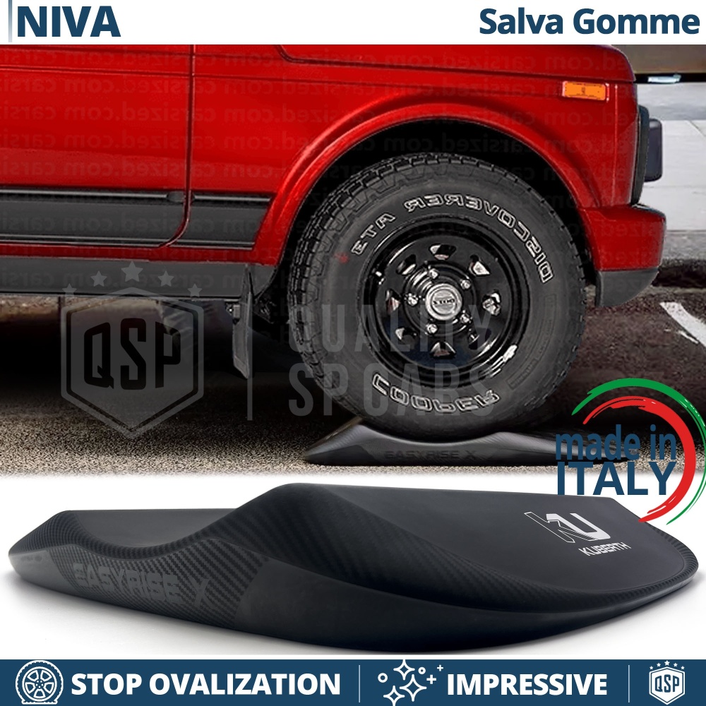 PROTECTORES DE NEUMÁTICOS Carbono para Lada Niva, Anti Deformación | Originales Kuberth HECHO EN ITALIA