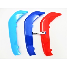 X3 Bandes en ABS COUVRE CALANDRE couleurs M SPORT pour BMW SERIE 1 (F20 F21) Phase II 15-17 avec Calandre à 11 Bandes