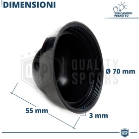 1 TAPPO MAGGIORATO FARI ABBAGLIANTI per OPEL COMBO D (12-18) Coperchio ANTIPOLVERE Installazione KIT LED E XENON