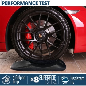 PROTECTORES DE NEUMÁTICOS Carbono para Porsche Cayenne, Anti Deformación | Originales Kuberth HECHO EN ITALIA
