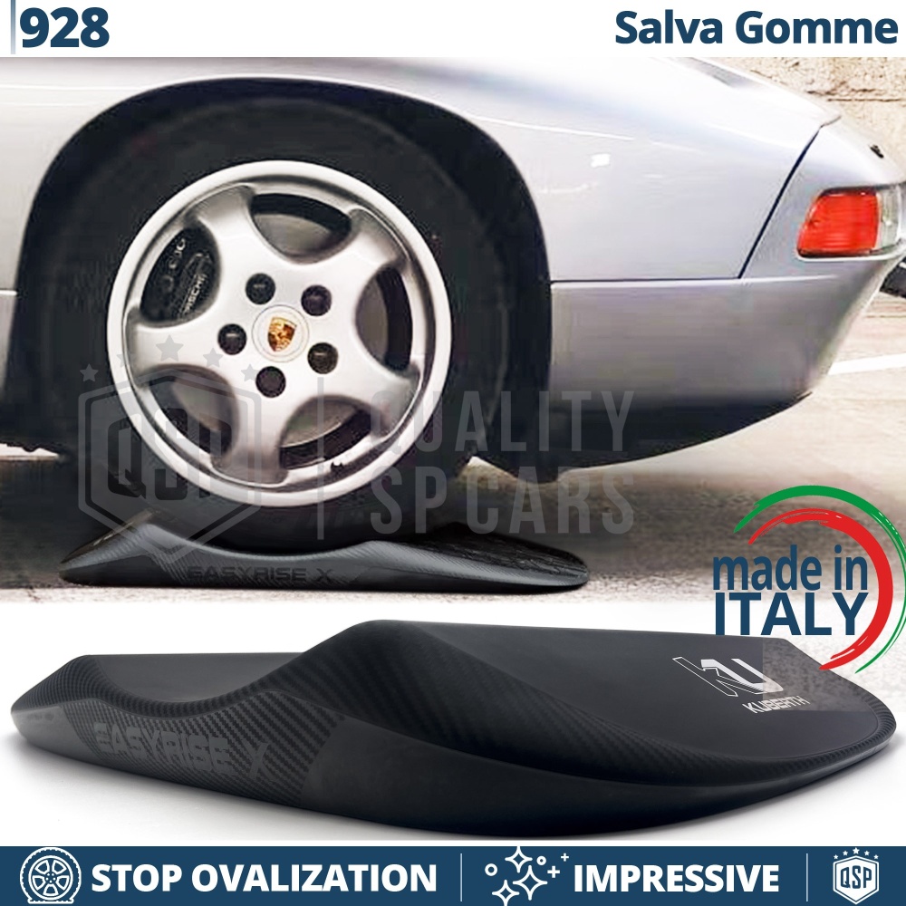 PROTECTORES DE NEUMÁTICOS Carbono para Porsche 928, Anti Deformación | Originales Kuberth HECHO EN ITALIA