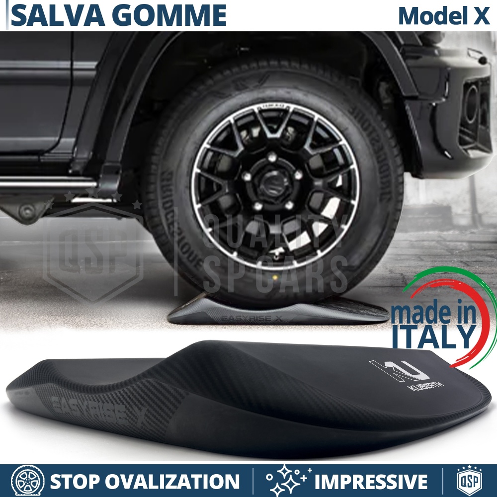 PROTECTORES DE NEUMÁTICOS Carbono para Suzuki Samurai SJ, Anti Deformación | Originales Kuberth HECHO EN ITALIA