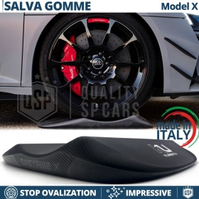 PROTECTORES DE NEUMÁTICOS Carbono para Audi E-Tron GT, Anti Deformación | Originales Kuberth HECHO EN ITALIA