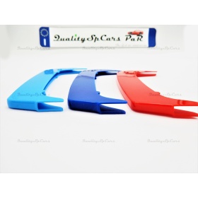 3x Grille COVER STRIPES in Colors M Sport for BMW 1 Series (F20 F21) 11-14 with 11 vertical grills