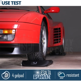 PROTECTORES DE NEUMÁTICOS Carbono para Mitsubishi Eclipse, Anti Deformación | Originales Kuberth HECHO EN ITALIA