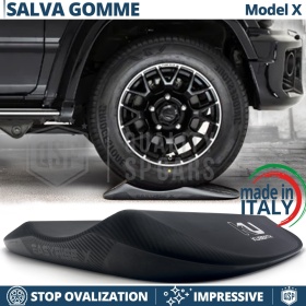 PROTECTORES DE NEUMÁTICOS Carbono para Suzuki Samurai SJ, Anti Deformación | Originales Kuberth HECHO EN ITALIA