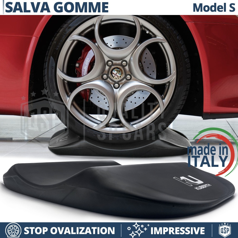 PROTECTORES DE NEUMÁTICOS Negros para Alfa GT, Anti Deformación | Originales Kuberth HECHO EN ITALIA