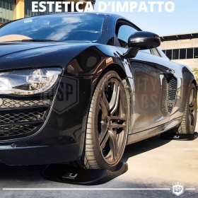 PROTECTORES DE NEUMÁTICOS Negros para Audi R8, Anti Deformación | Originales Kuberth HECHO EN ITALIA