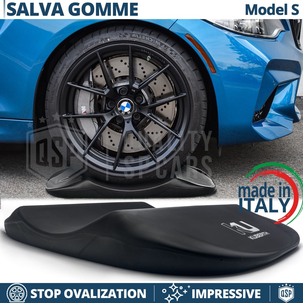 Black TIRE CRADLES For Bmw Z8, Flat Stop Protector | Original Kuberth MADE IN ITALY
