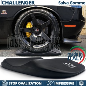 PROTECTORES DE NEUMÁTICOS Negros para Dodge Challenger, Anti Deformación | Originales Kuberth HECHO EN ITALIA