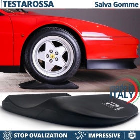 PROTECTORES DE NEUMÁTICOS Negros para Ferrari Testarossa, Anti Deformación | Originales Kuberth HECHO EN ITALIA