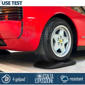PROTECTORES DE NEUMÁTICOS Negros para Ferrari Testarossa, Anti Deformación | Originales Kuberth HECHO EN ITALIA
