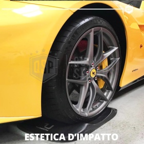 Cuscini SALVA GOMME Neri Per Ferrari Berlinetta, Antiovalizzanti Ruote | Originali Kuberth MADE IN ITALY
