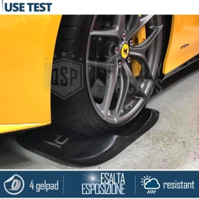 Cuscini SALVA GOMME Neri Per Ferrari Berlinetta, Antiovalizzanti Ruote | Originali Kuberth MADE IN ITALY