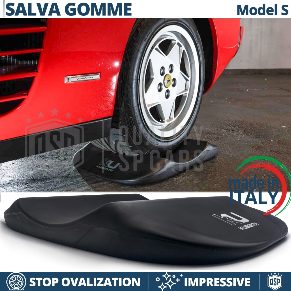 PROTECTORES DE NEUMÁTICOS Negros para Ferrari Mondial, Anti Deformación | Originales Kuberth HECHO EN ITALIA