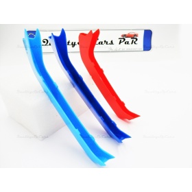 3x Grille COVER STRIPES in Colors M Sport for BMW 1 (F20 F21) 11-14 WITH 8 vertical grills