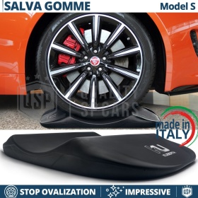 PROTECTORES DE NEUMÁTICOS Negros para Jaguar F-Type, Anti Deformación | Originales Kuberth HECHO EN ITALIA