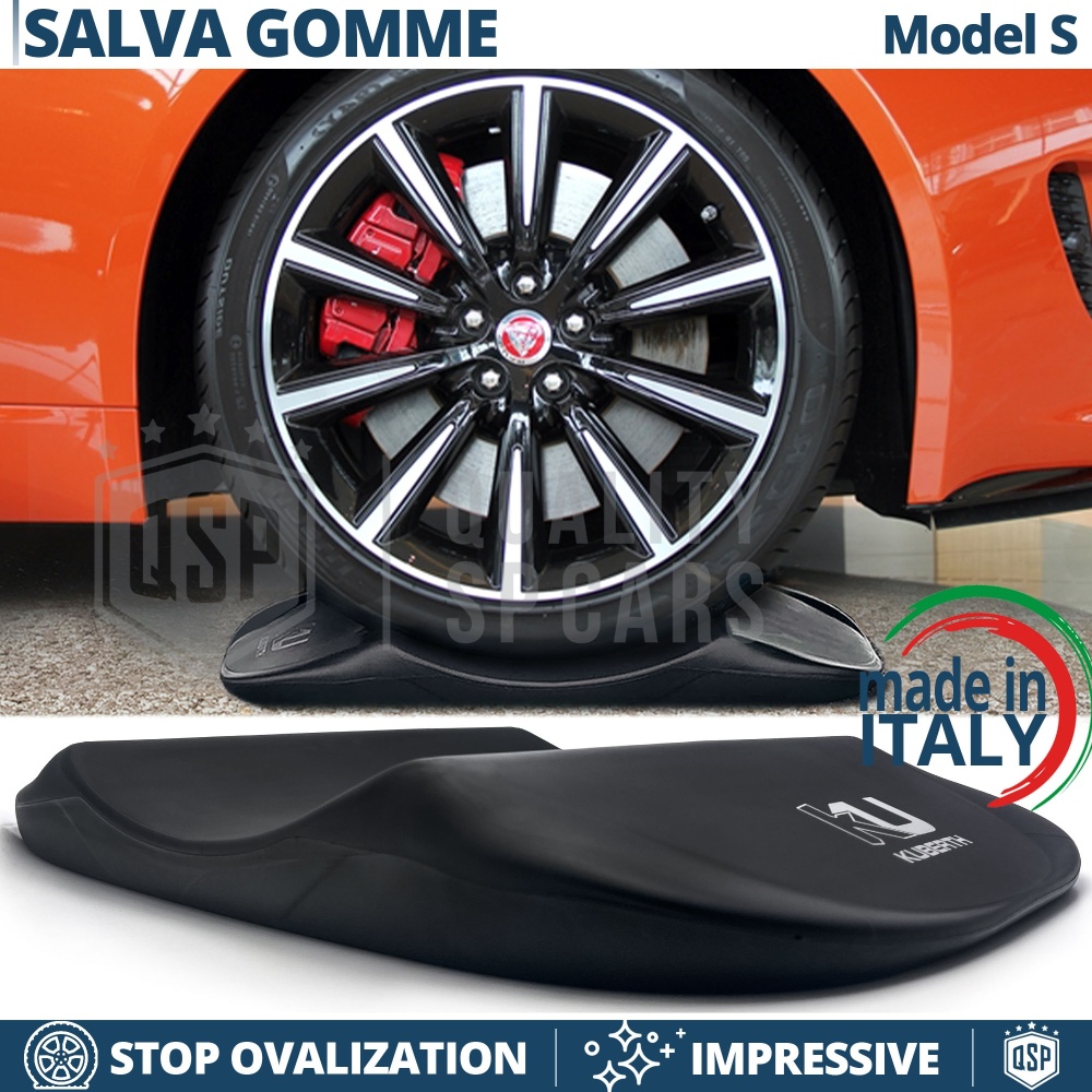 PROTECTORES DE NEUMÁTICOS Negros para Jaguar F-Type, Anti Deformación | Originales Kuberth HECHO EN ITALIA